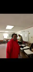 Volunteering at Be A Blessing.  Served 458 people